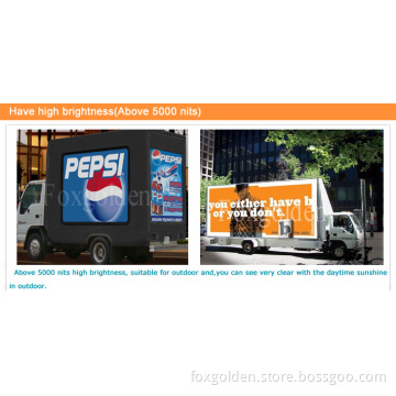 Waterproof P16 Truck Mobile Outdoor Full Color LED Display